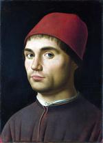 欧洲12-19世纪油画一_ANTONELLO da Messina - Portrait of a Man4